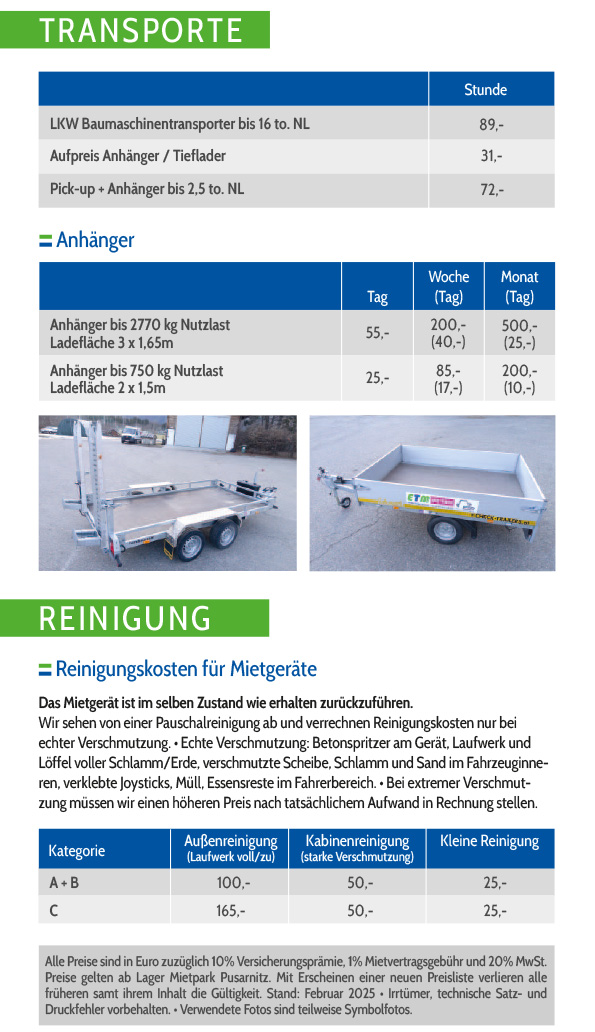 Preisliste Seite 17